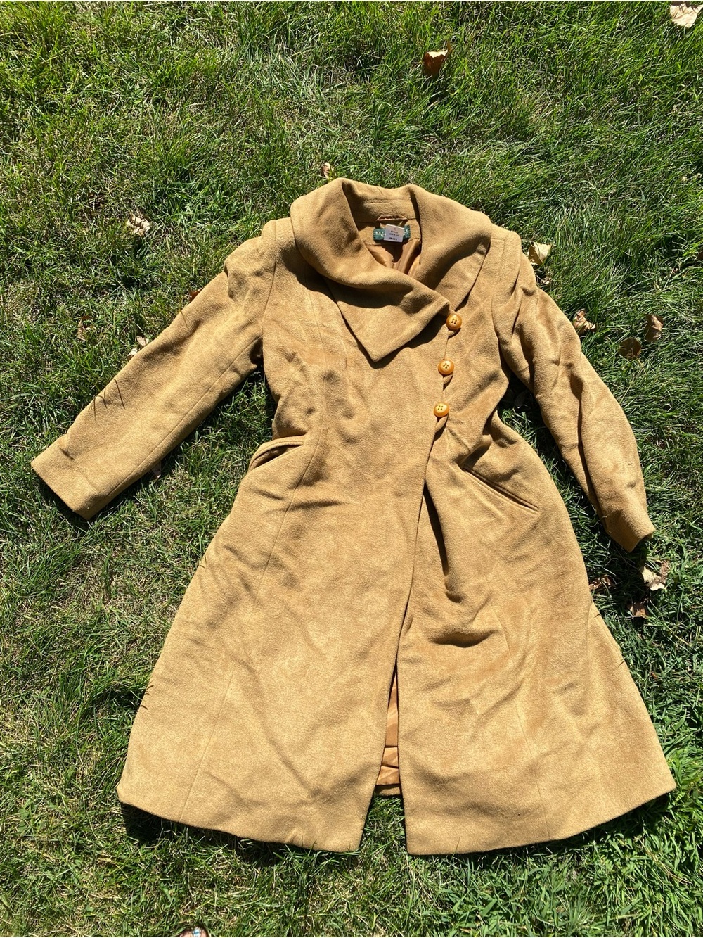 Gorgeous Vintage Camel Wool Coat